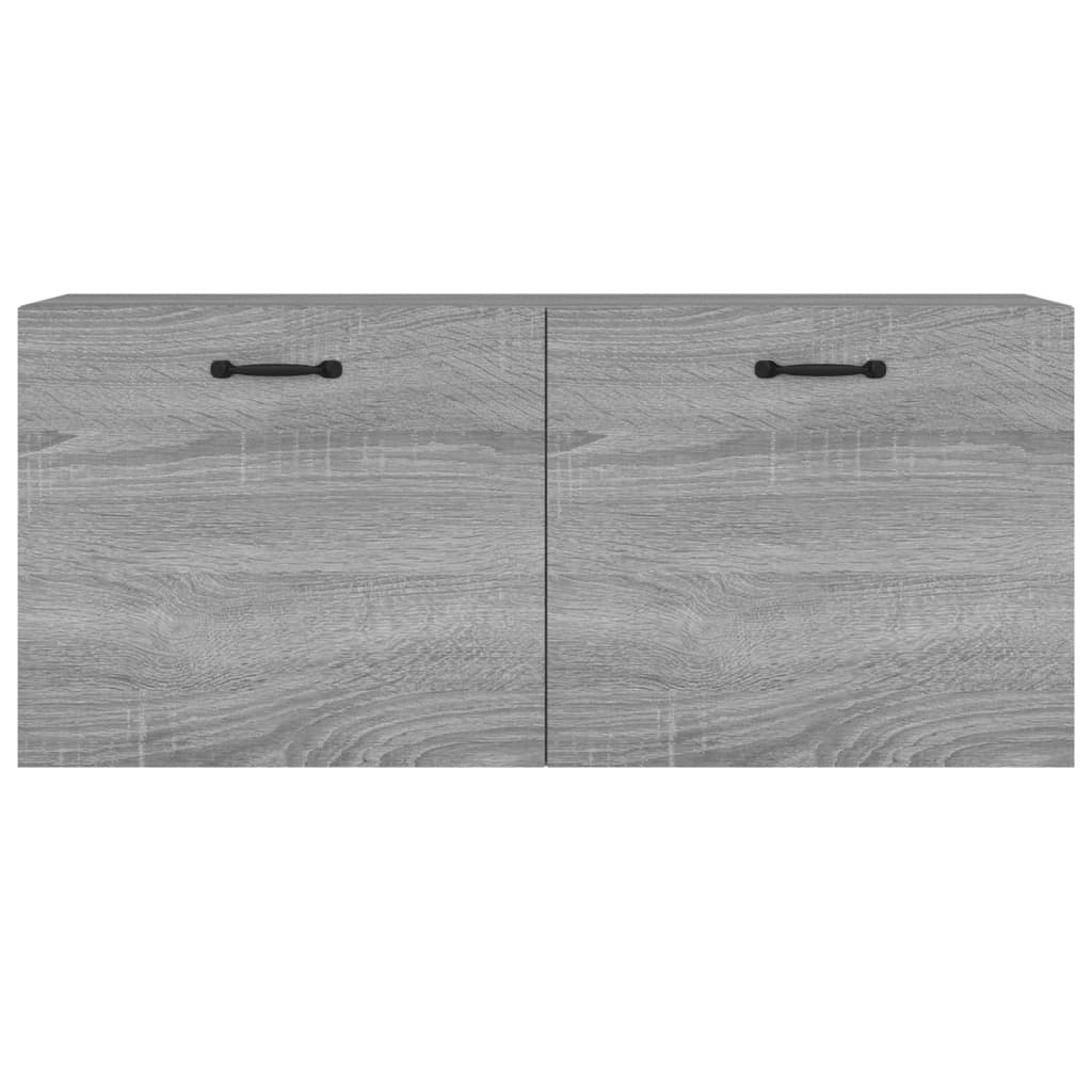 Seinäkaappi harmaa Sonoma 80x35x36,5 cm tekninen puu - Sisustajankoti.fi