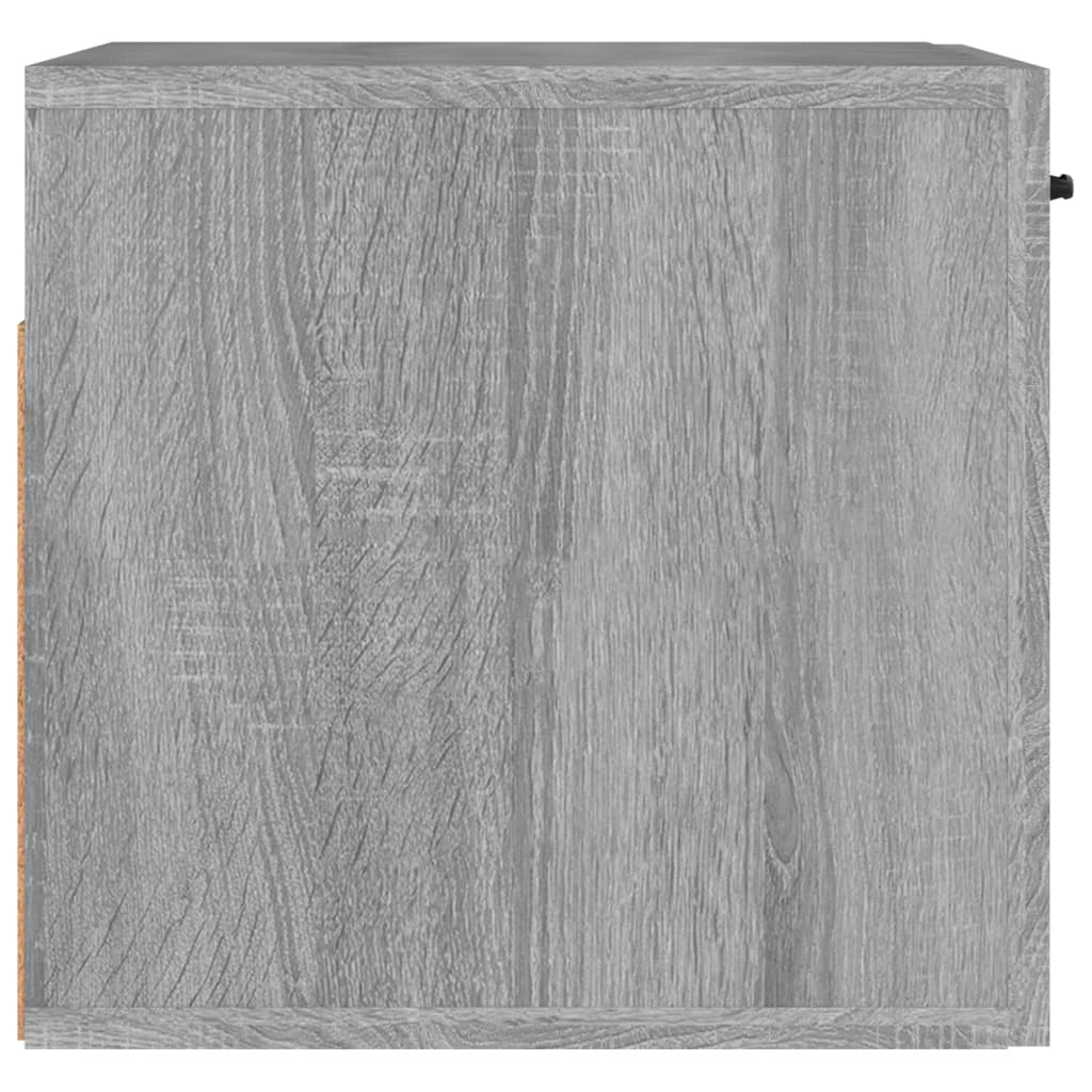 Seinäkaappi harmaa Sonoma 80x35x36,5 cm tekninen puu - Sisustajankoti.fi
