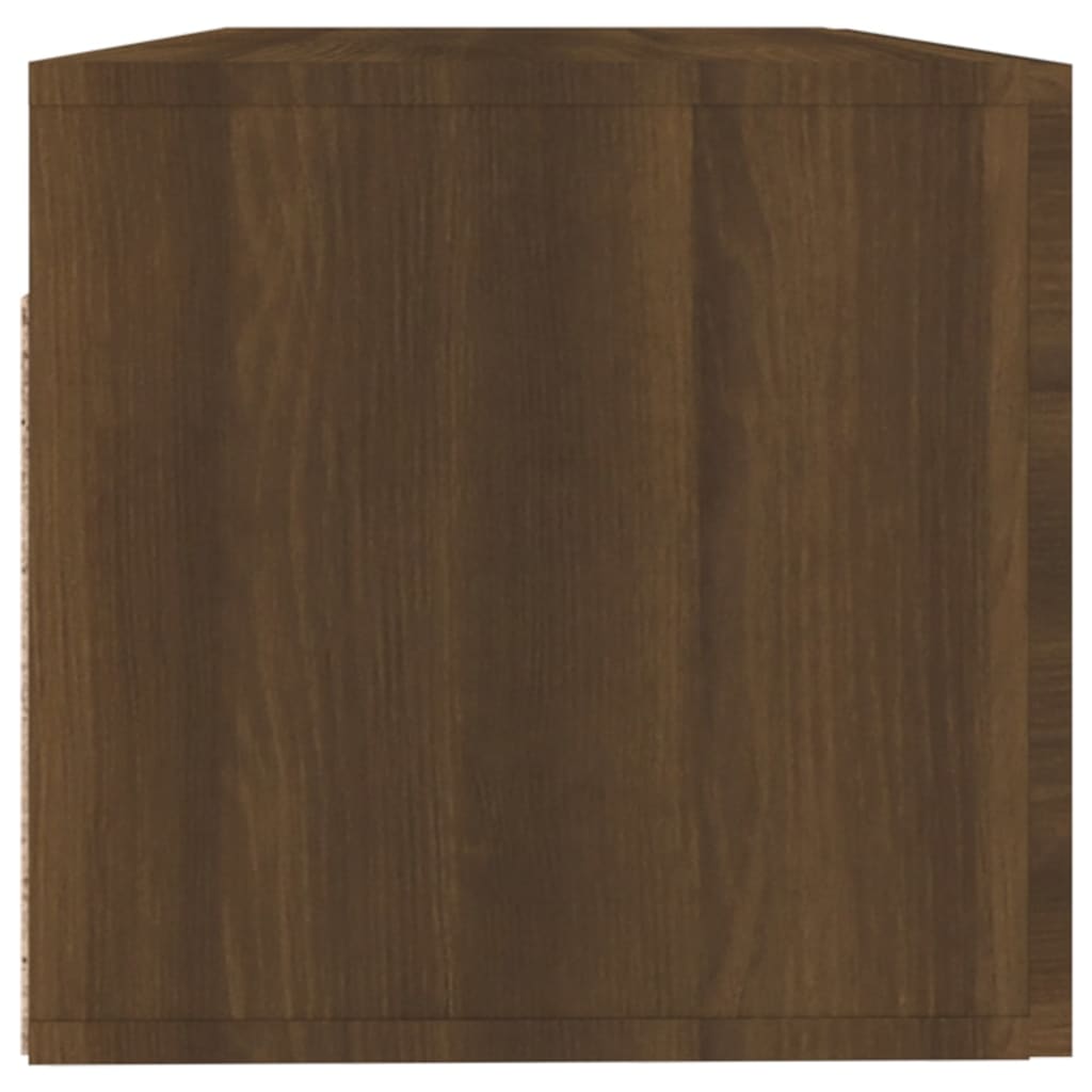 Seinäkaappi ruskea tammi 100x36,5x35 cm tekninen puu - Sisustajankoti.fi