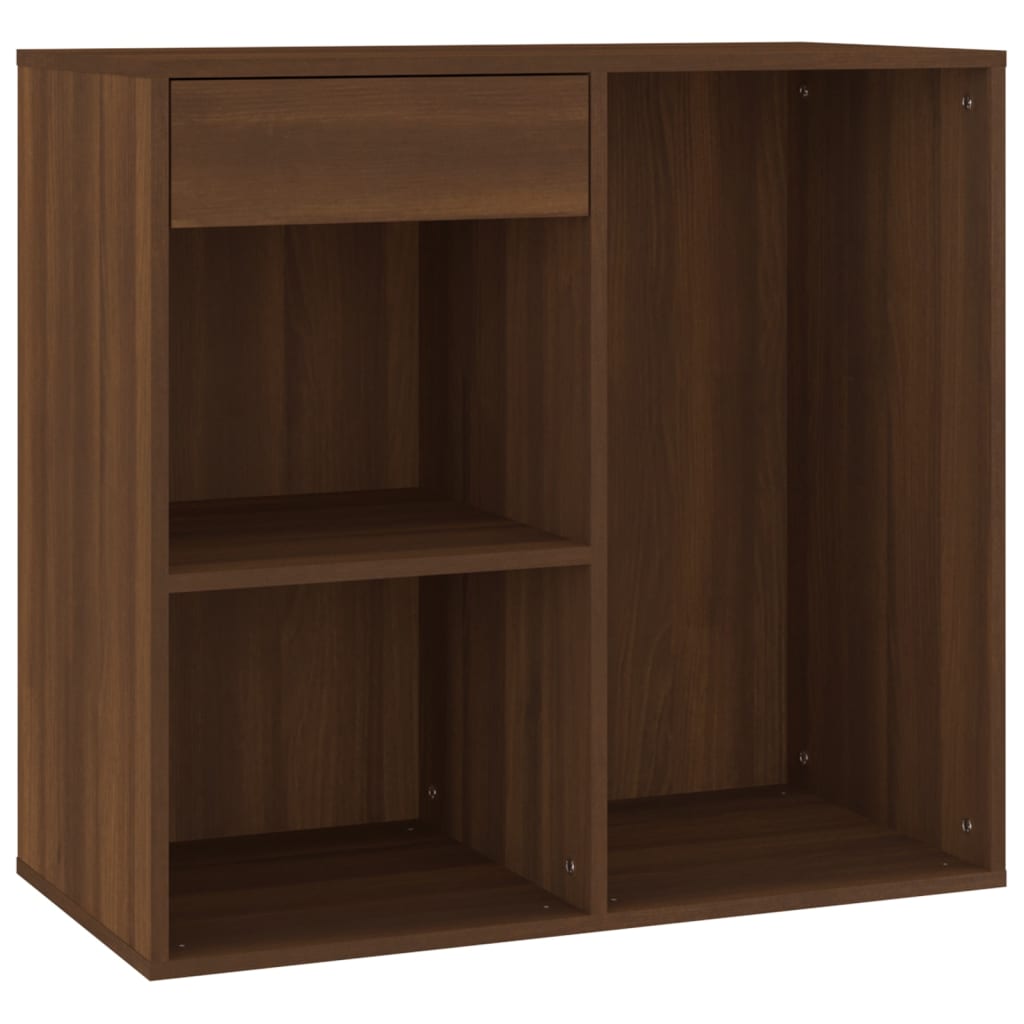 Kosmetiikkakaappi ruskea tammi 80x40x75 cm tekninen puu - Sisustajankoti.fi