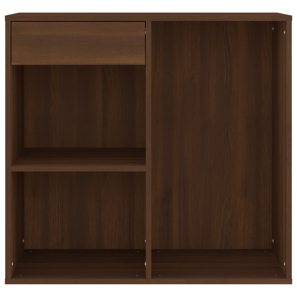 Kosmetiikkakaappi ruskea tammi 80x40x75 cm tekninen puu - Sisustajankoti.fi