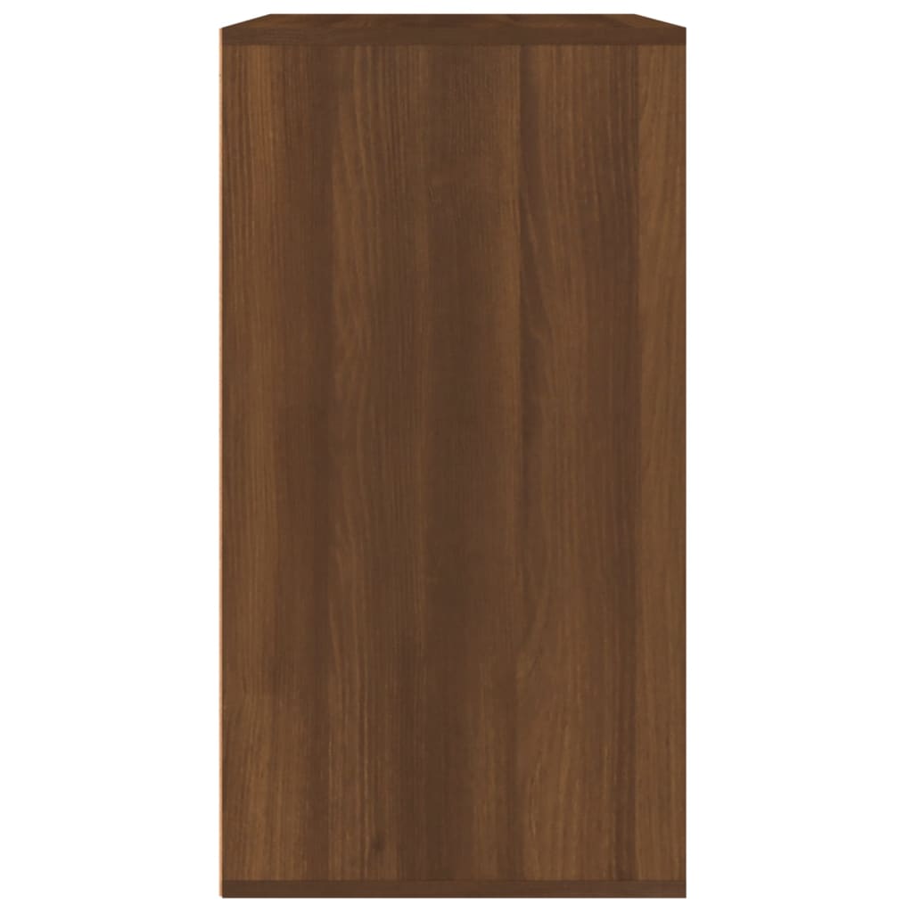 Kosmetiikkakaappi ruskea tammi 80x40x75 cm tekninen puu - Sisustajankoti.fi