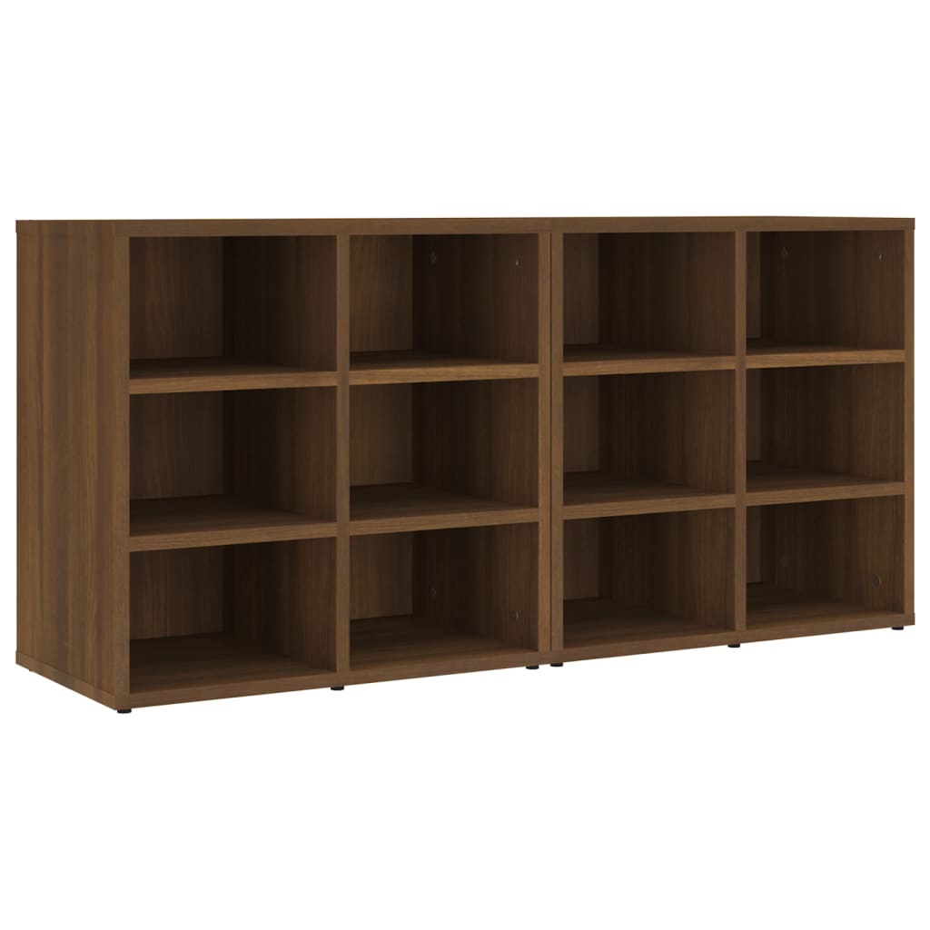 Kenkäkaapit 2 kpl ruskea tammi 52,5x30x50 cm - Sisustajankoti.fi