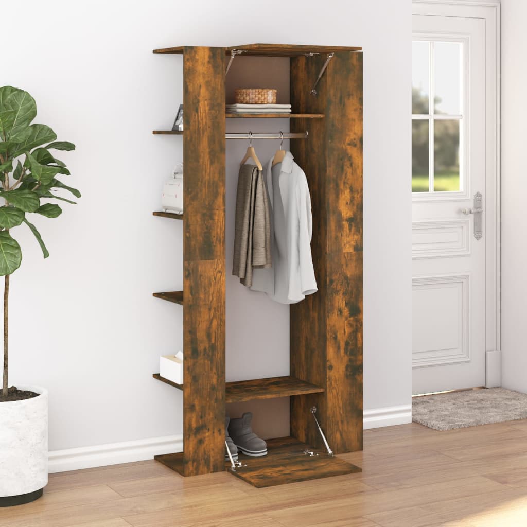 Eteisen kaappi savutammi 97,5x37x99 cm tekninen puu - Sisustajankoti.fi