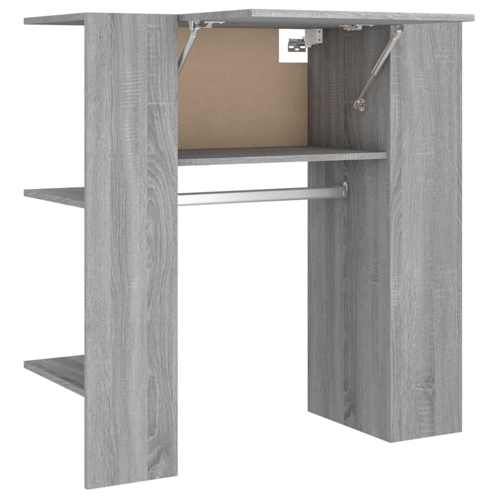 Eteisen kaappi harmaa Sonoma 97,5x37x99 cm tekninen puu - Sisustajankoti.fi