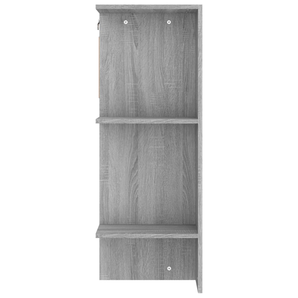 Eteisen kaappi harmaa Sonoma 97,5x37x99 cm tekninen puu - Sisustajankoti.fi
