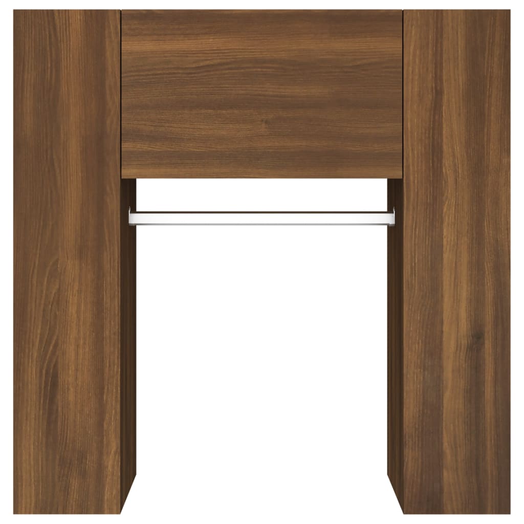 Eteisen kaappi ruskea tammi 97,5x37x99 cm tekninen puu - Sisustajankoti.fi