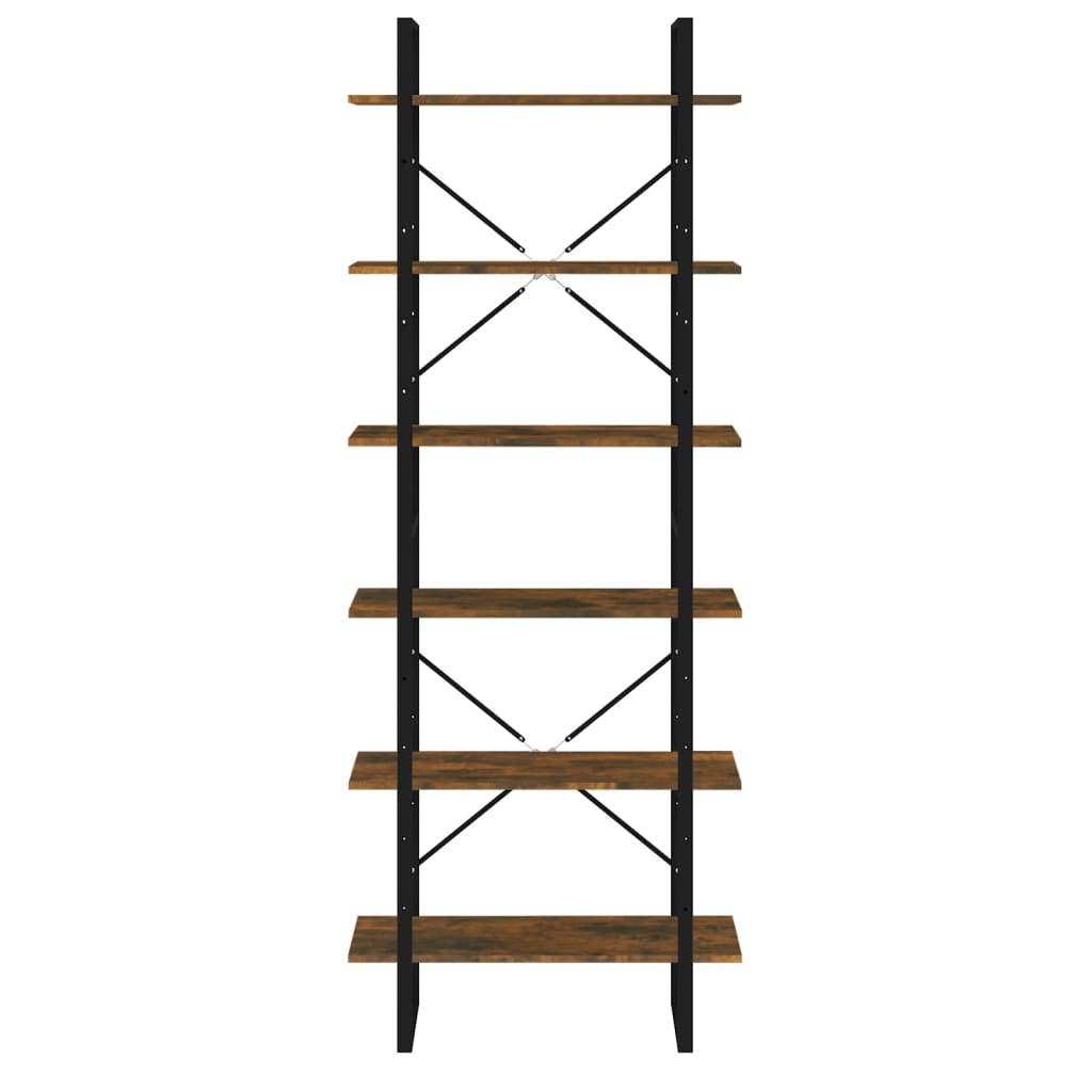 Korkea hylly savutammi 80x30x210 cm tekninen puu - Sisustajankoti.fi