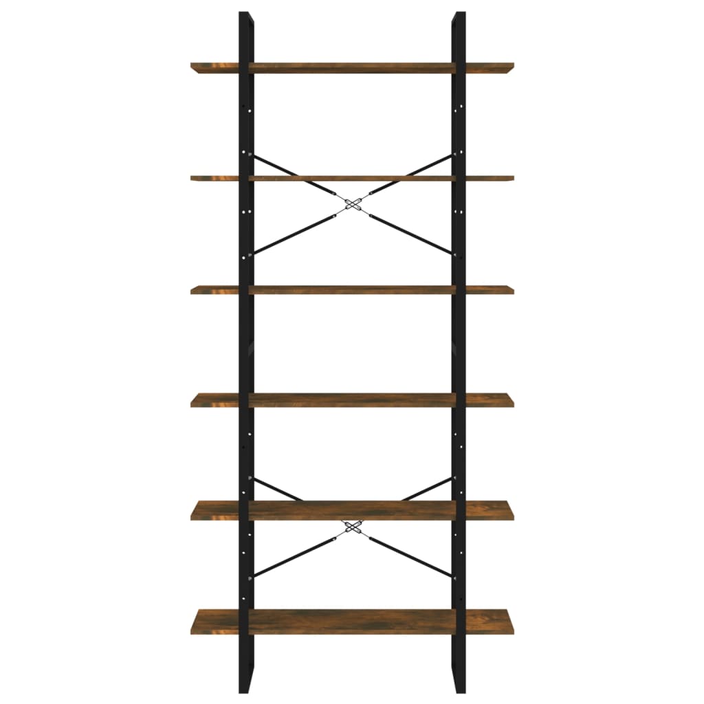 Korkea hylly savutammi 100x30x210 cm tekninen puu - Sisustajankoti.fi