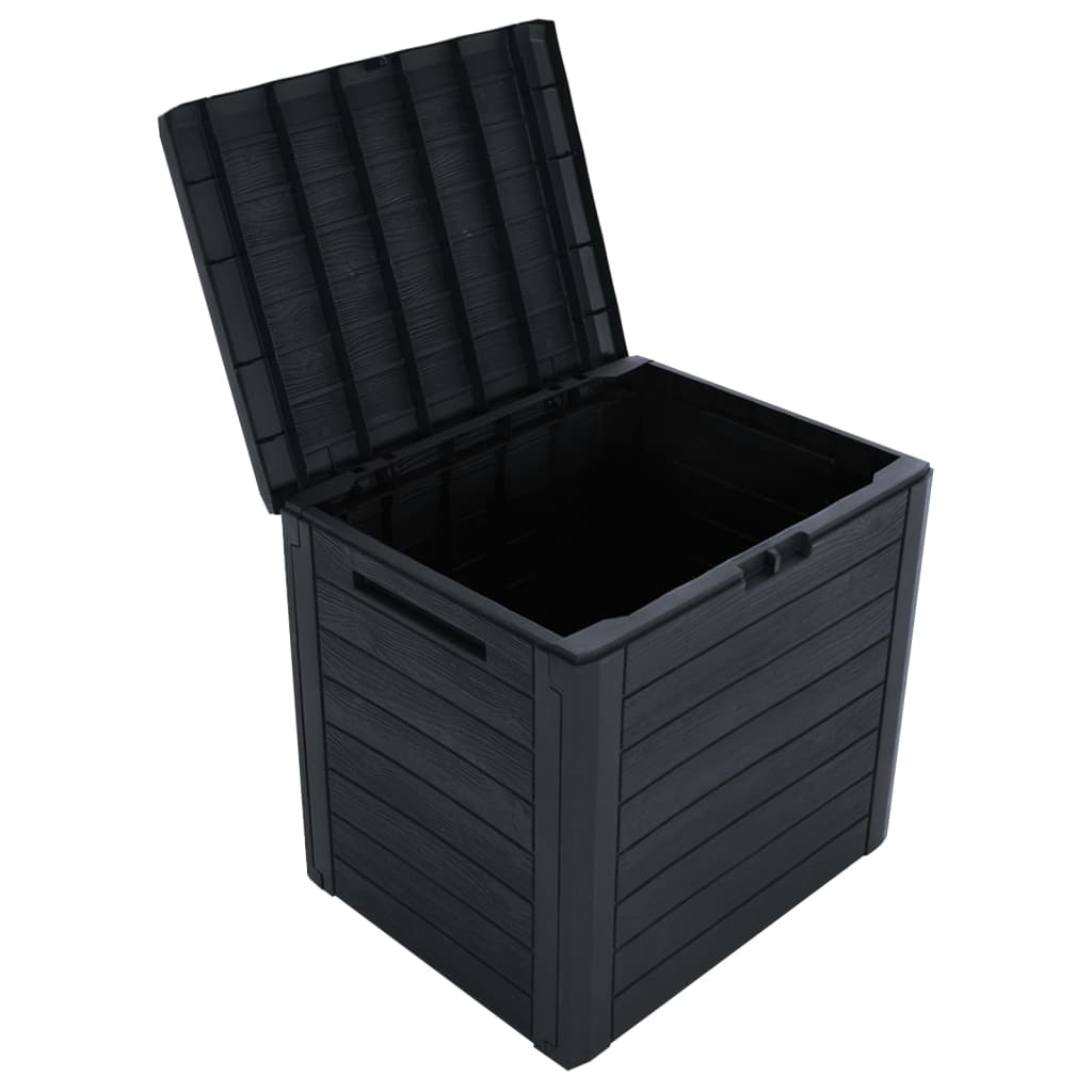 Puutarhan varastoarkku antrasiitti 58,5x46x55 cm polypropeeni - Sisustajankoti.fi