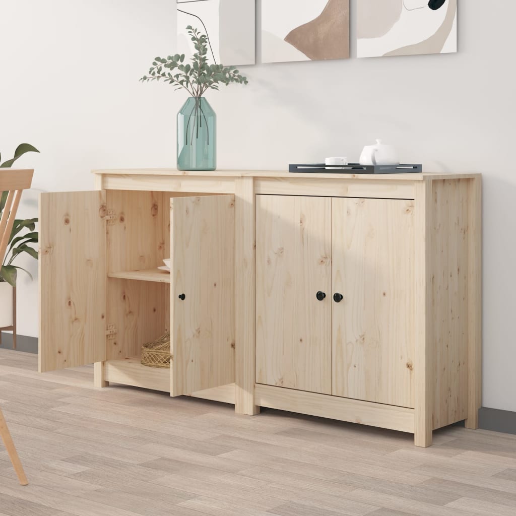 Senkit 2 kpl 70x35x80 cm täysi mänty - Sisustajankoti.fi