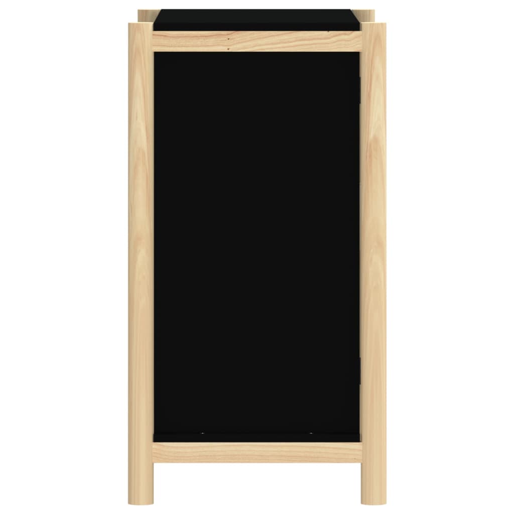 Senkki musta 62x38x70 cm tekninen puu - Sisustajankoti.fi