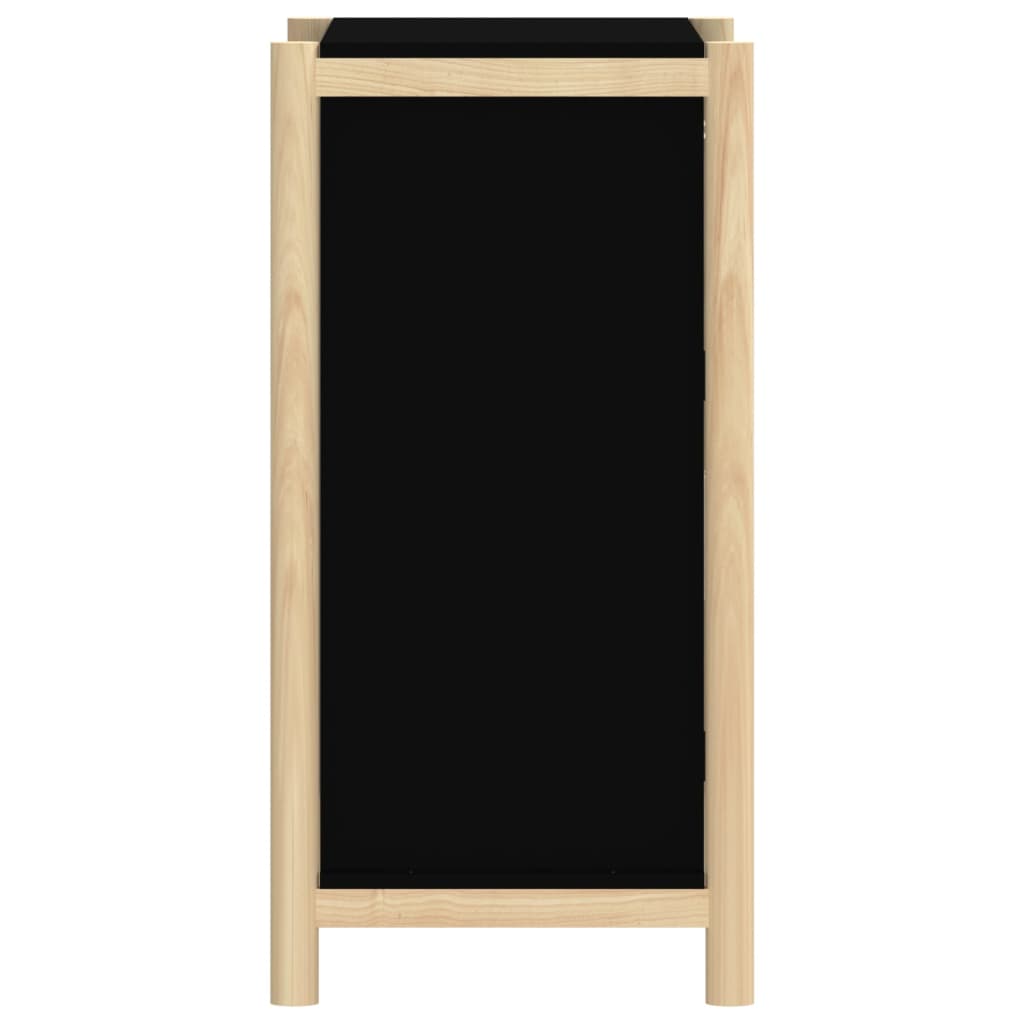 Senkki musta 62x38x75 cm tekninen puu - Sisustajankoti.fi