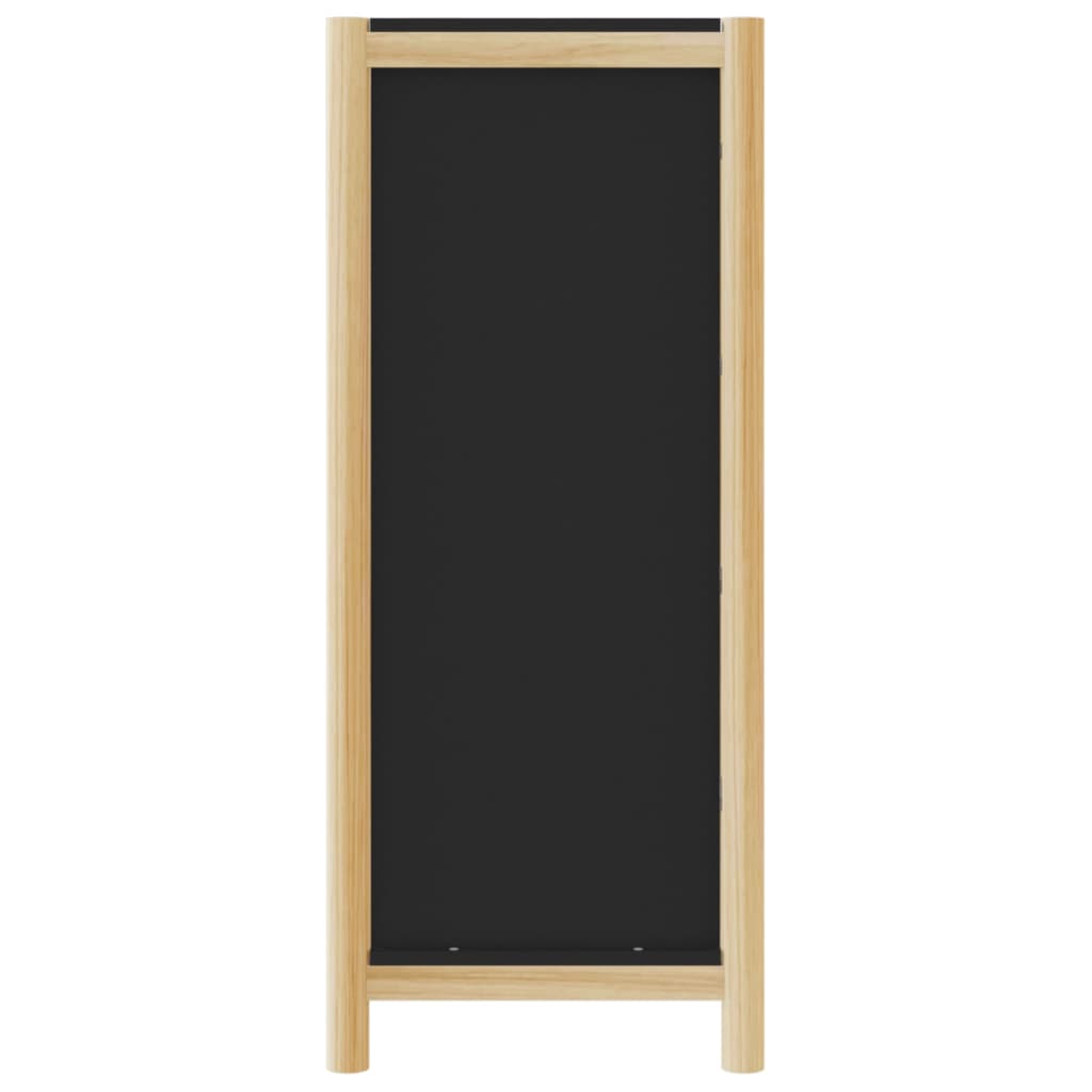 Kaappi musta 42x38x90 cm tekninen puu - Sisustajankoti.fi