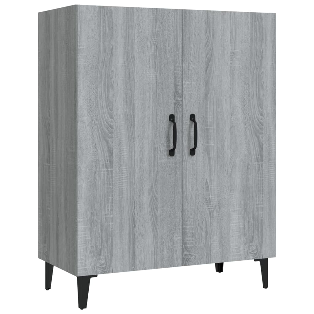 Kaappi harmaa Sonoma 70x34x180 cm tekninen puu - Sisustajankoti.fi