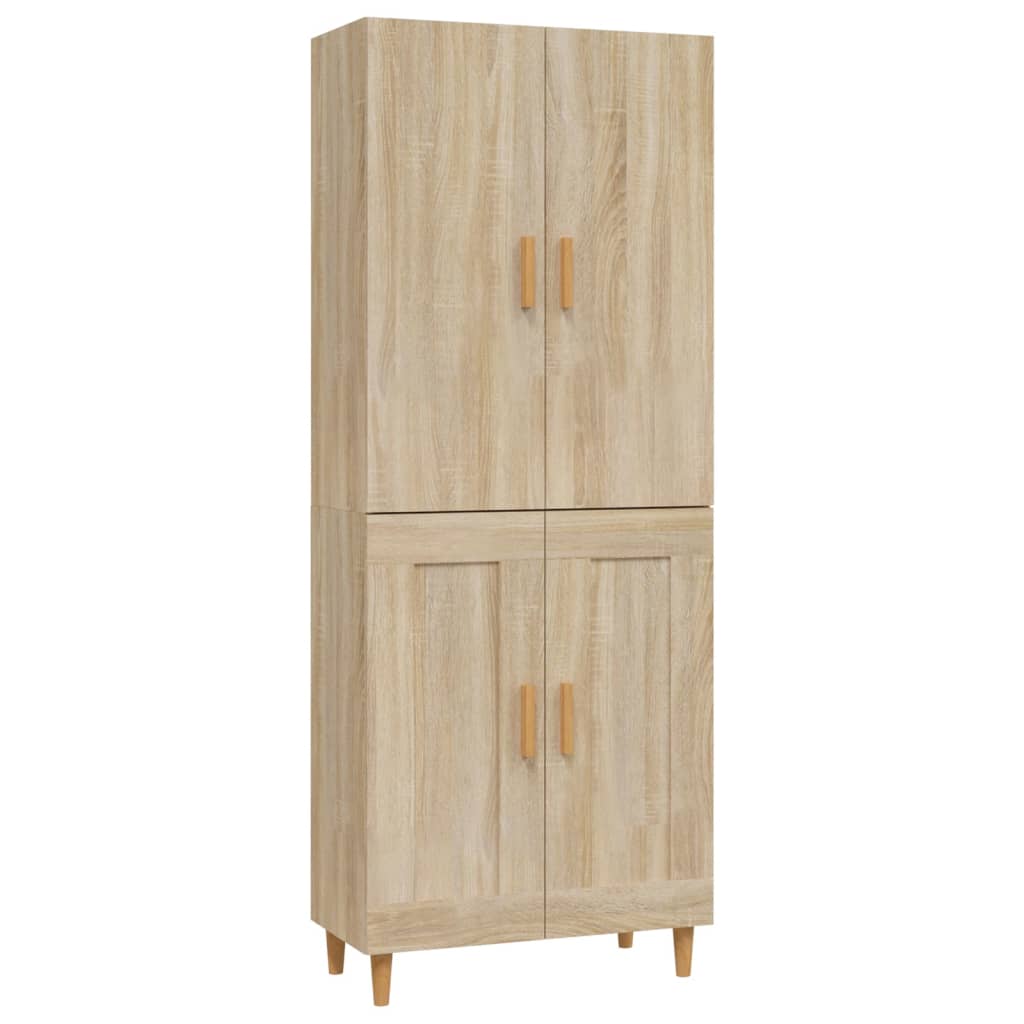 Kaappi Sonoma-tammi 70x34x180 cm tekninen puu - Sisustajankoti.fi