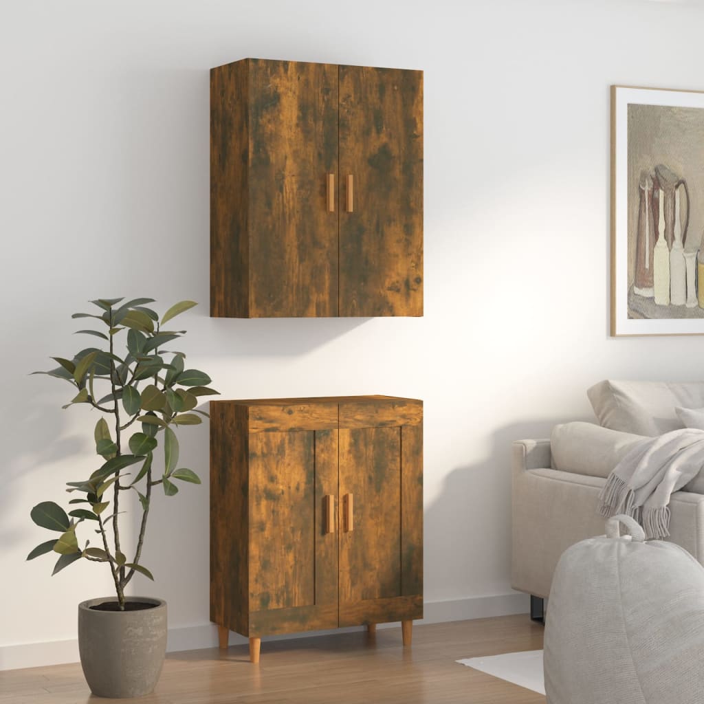 Kaappi savutammi 70x34x180 cm tekninen puu - Sisustajankoti.fi