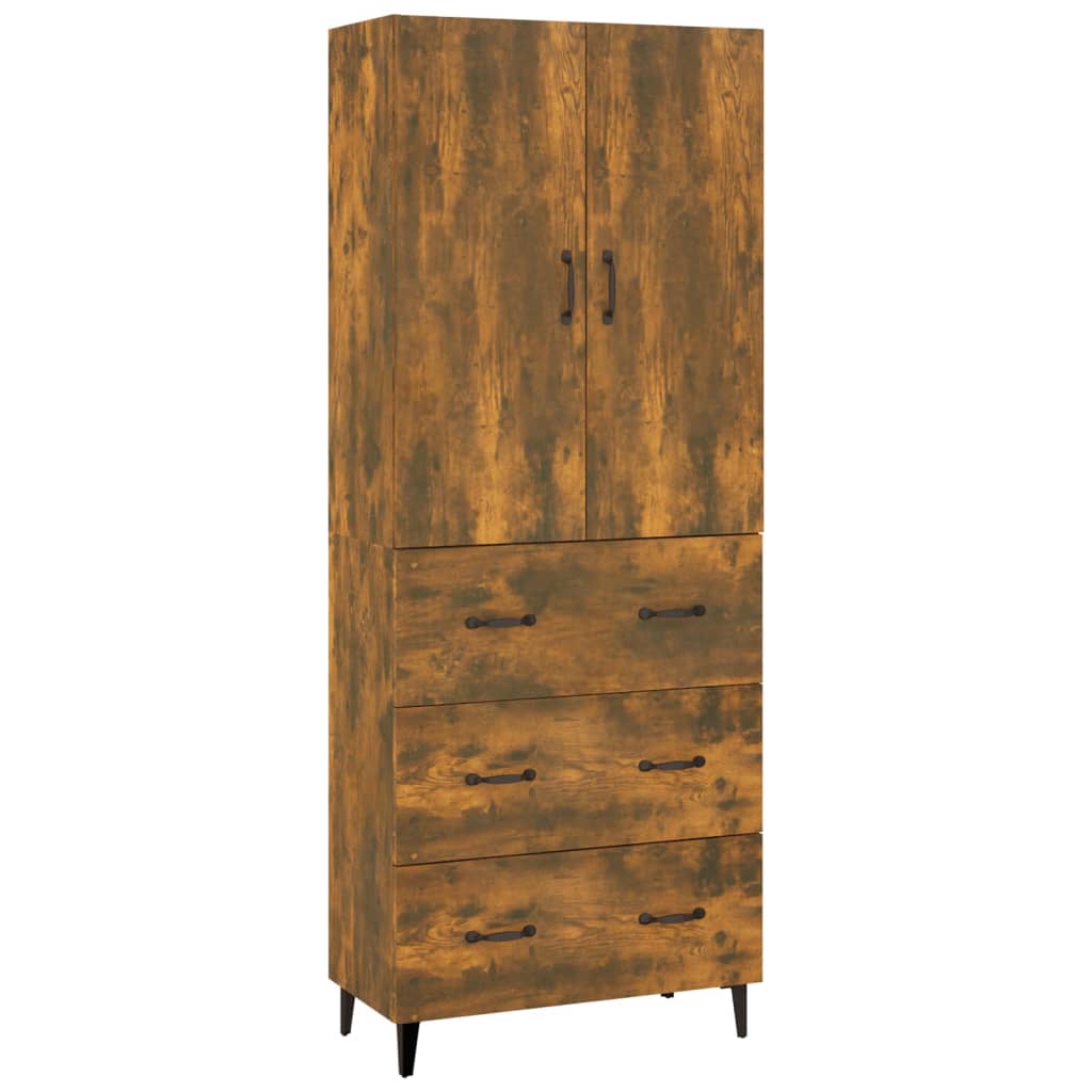 Kaappi savutammi 69,5x34x180 cm tekninen puu - Sisustajankoti.fi