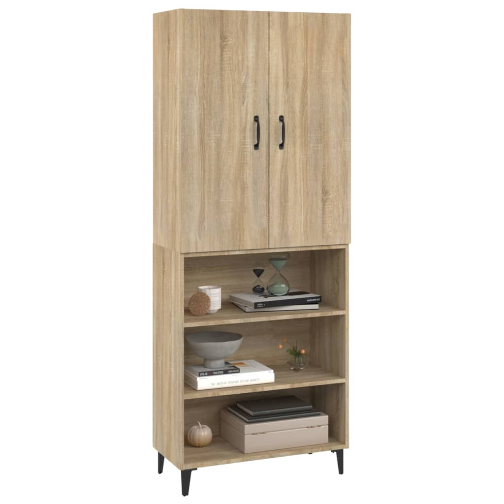 Kaappi Sonoma tammi 69,5x32,5x180 cm tekninen puu - Sisustajankoti.fi