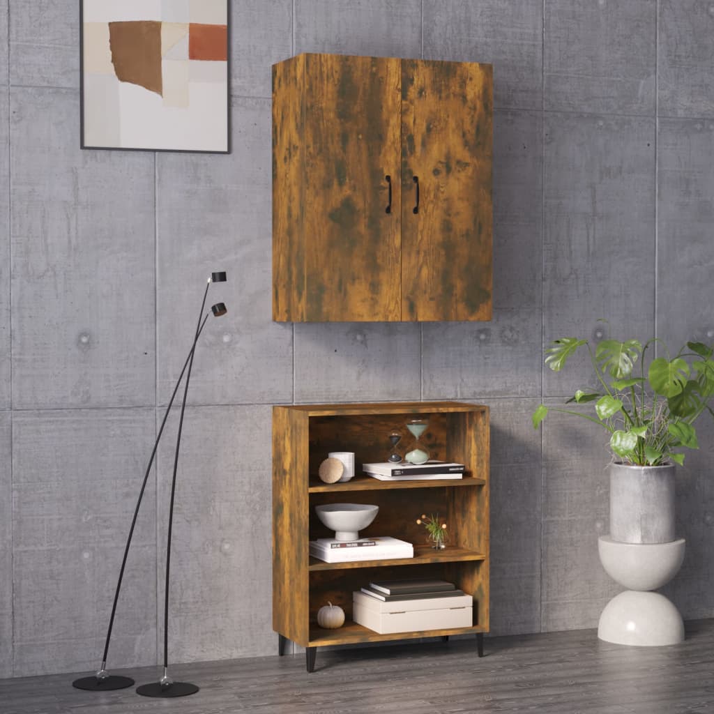 Kaappi savutammi 69,5x32,5x180 cm tekninen puu - Sisustajankoti.fi