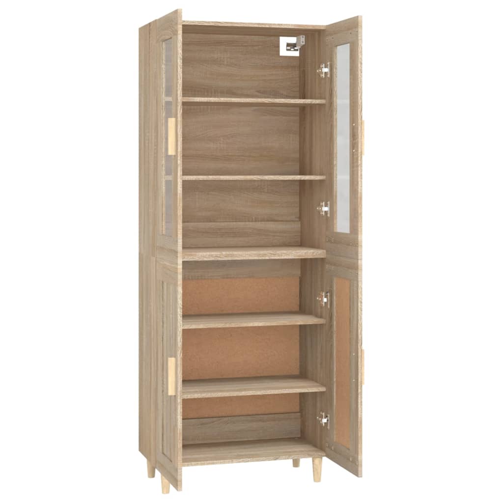 Kaappi Sonoma tammi 69,5x34x180 cm tekninen puu - Sisustajankoti.fi