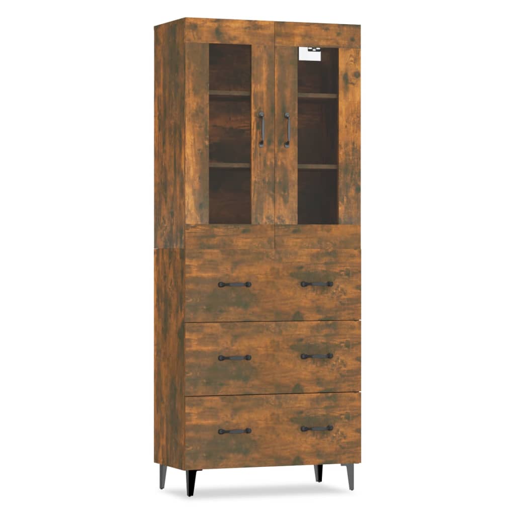 Kaappi savutammi 69,5x34x180 cm tekninen puu - Sisustajankoti.fi
