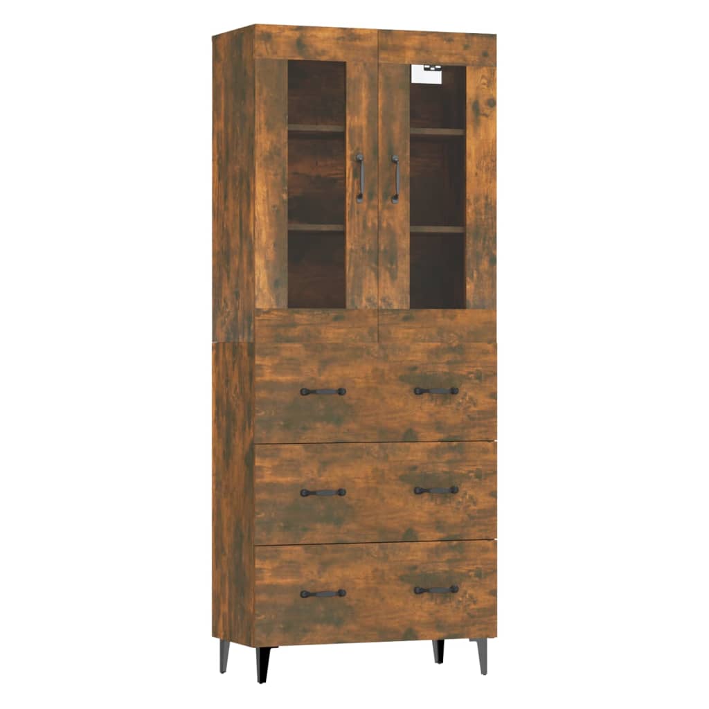 Kaappi savutammi 69,5x34x180 cm tekninen puu - Sisustajankoti.fi