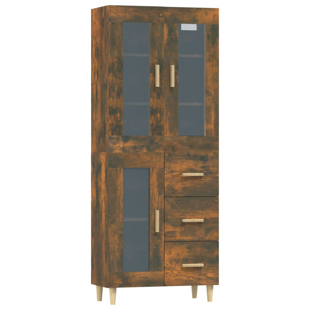 Kaappi savutammi 69,5x34x180 cm tekninen puu - Sisustajankoti.fi