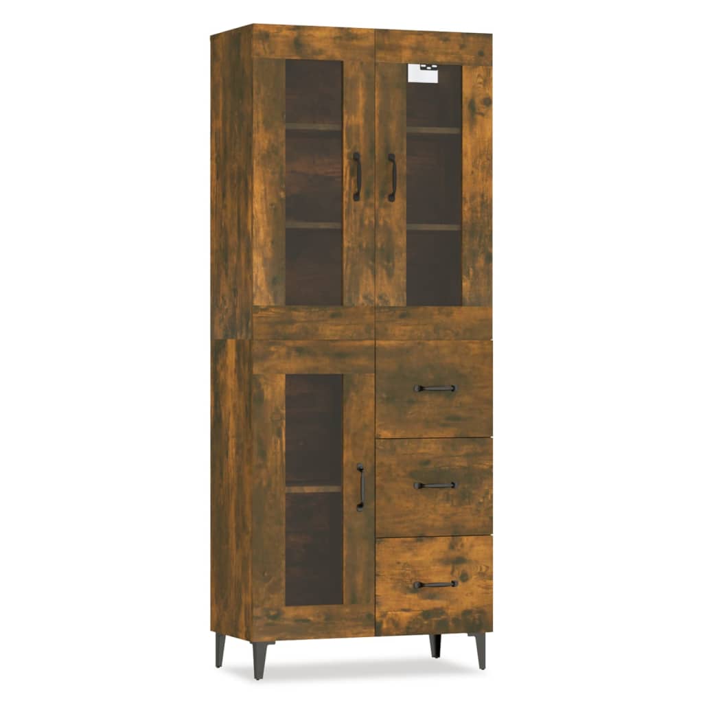 Kaappi savutammi 69,5x34x180 cm tekninen puu - Sisustajankoti.fi