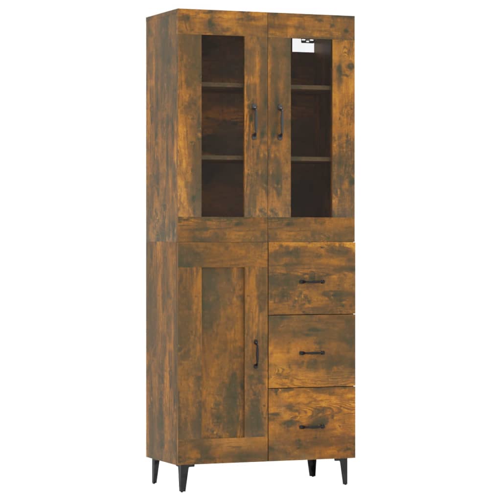 Kaappi savutammi 69,5x34x180 cm tekninen puu - Sisustajankoti.fi