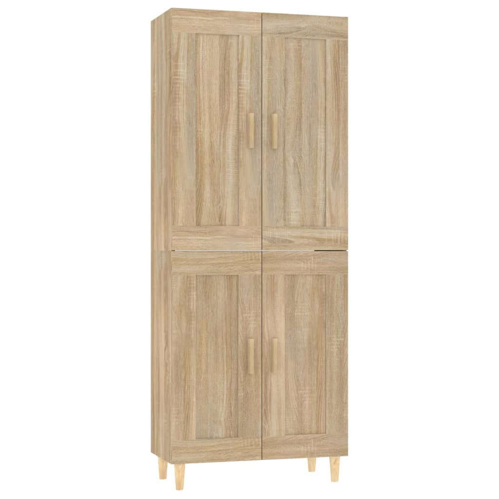 Kaappi Sonoma tammi 69,5x34x180 cm tekninen puu - Sisustajankoti.fi