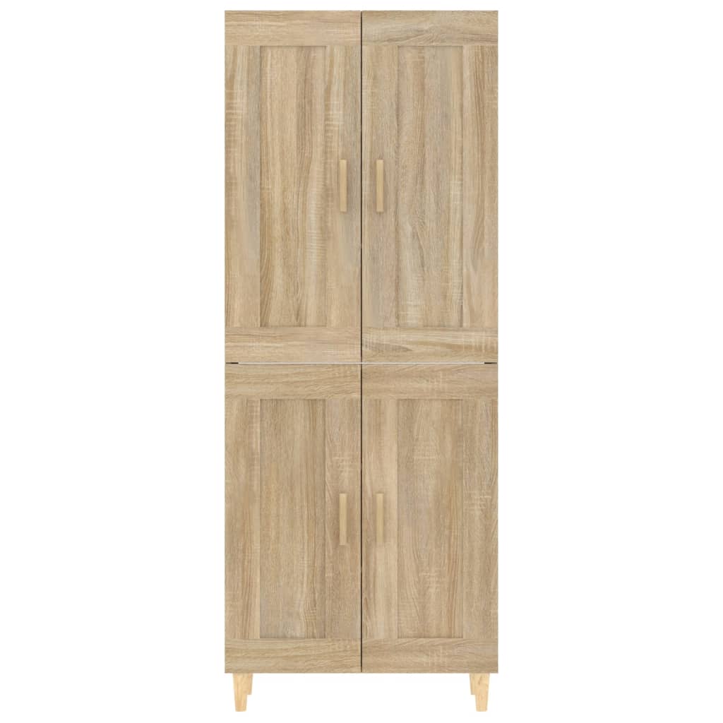 Kaappi Sonoma tammi 69,5x34x180 cm tekninen puu - Sisustajankoti.fi
