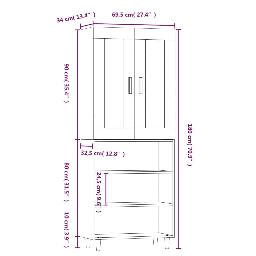 Kaappi betoninharmaa tekninen puu - Sisustajankoti.fi