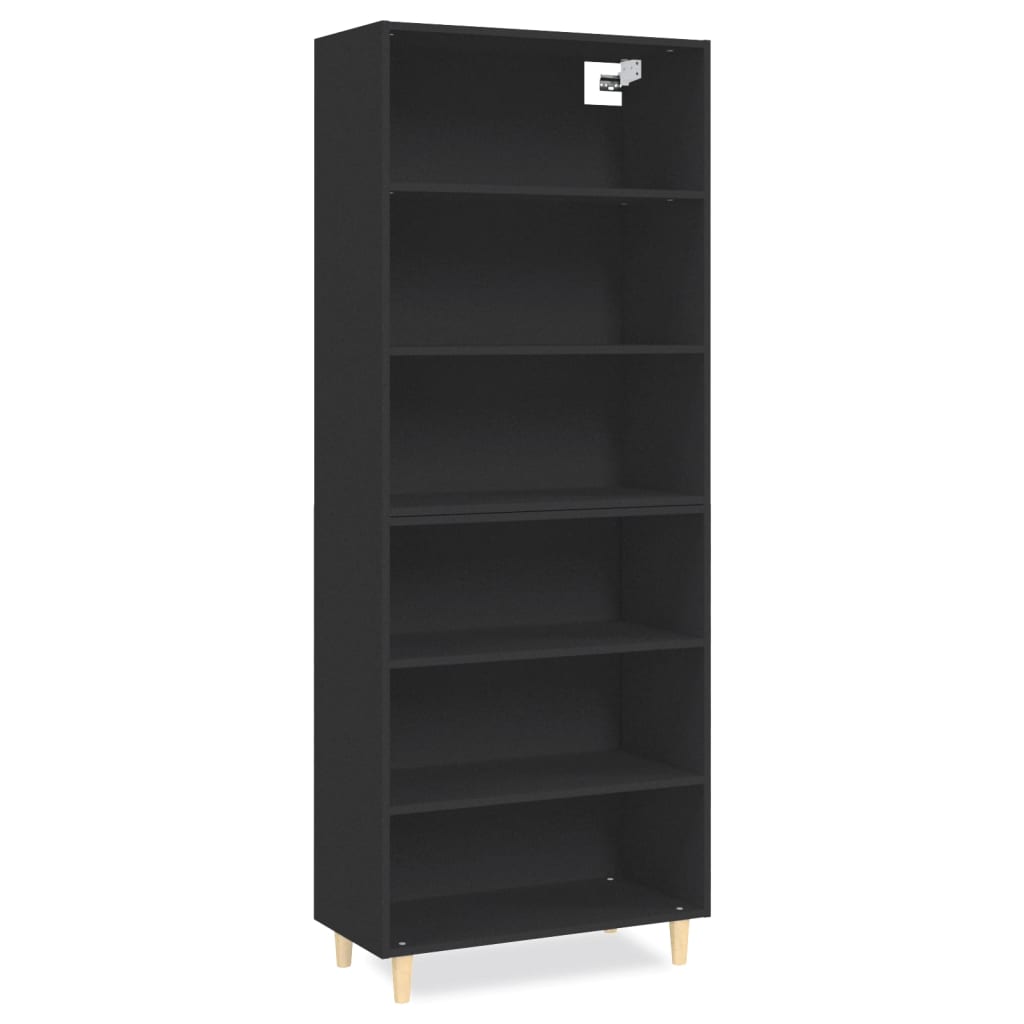 Kaappi musta tekninen puu - Sisustajankoti.fi