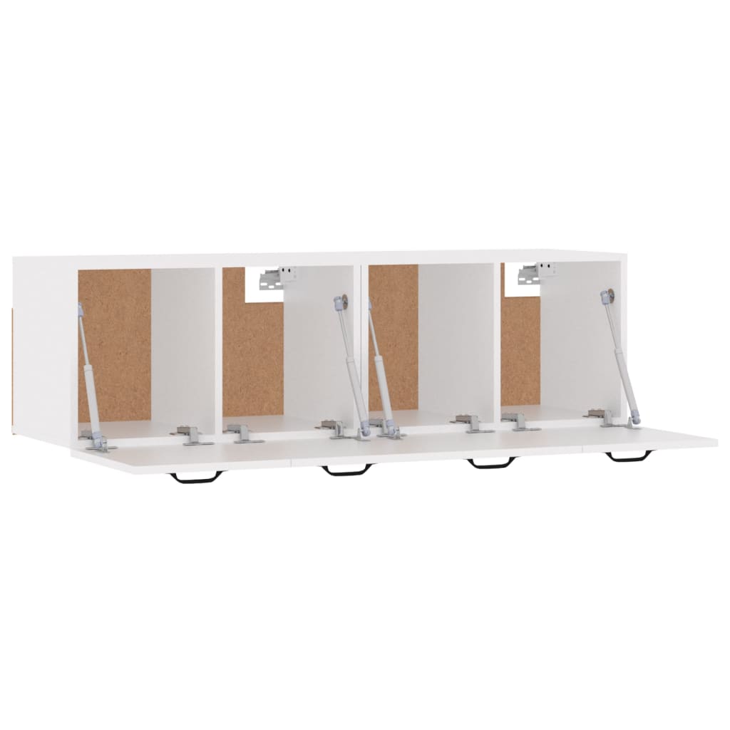 Seinäkaapit 2 kpl valkoinen 80x35x36,5 cm tekninen puu - Sisustajankoti.fi