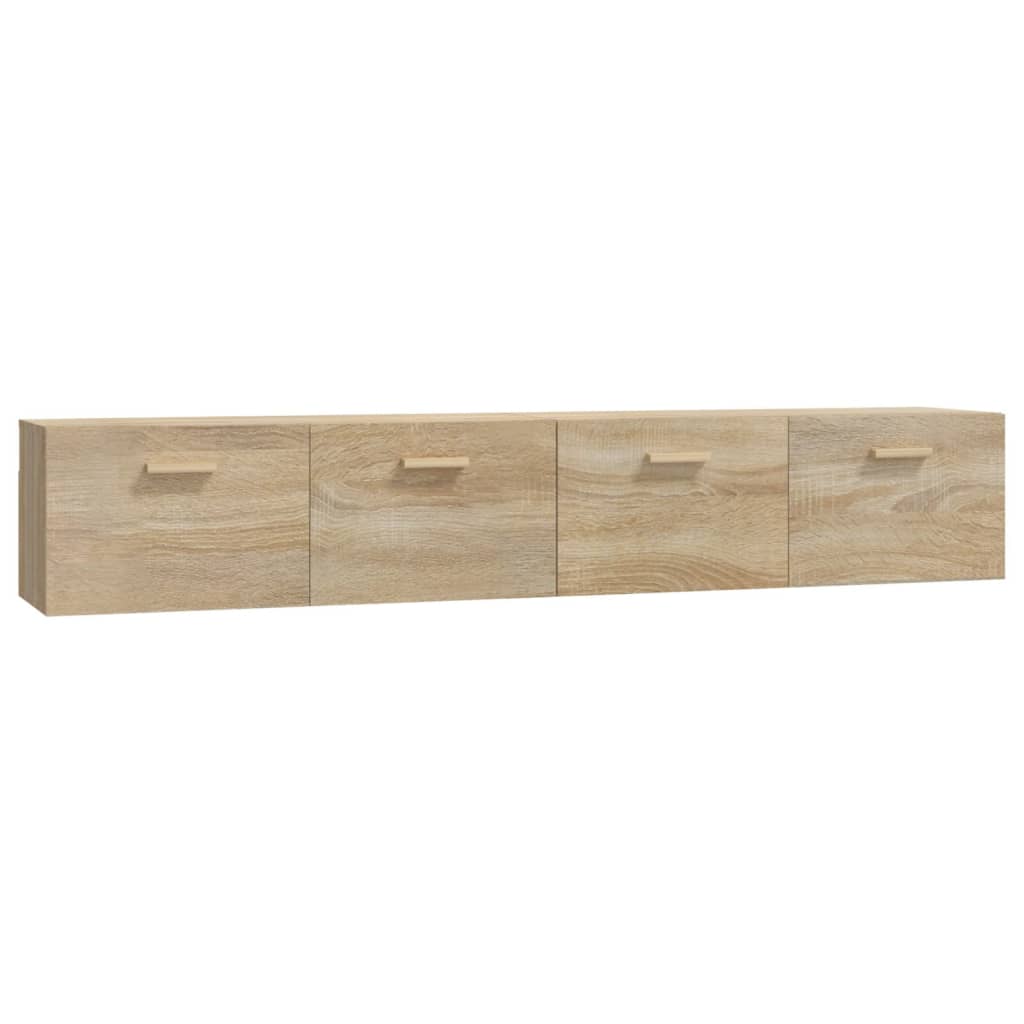 Seinäkaapit 2 kpl Sonoma-tammi 100x36,5x35 cm tekninen puu - Sisustajankoti.fi