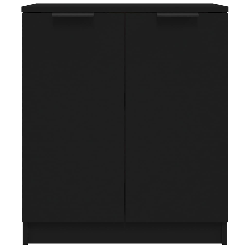 Senkit 2 kpl musta 60x30x70 cm tekninen puu - Sisustajankoti.fi