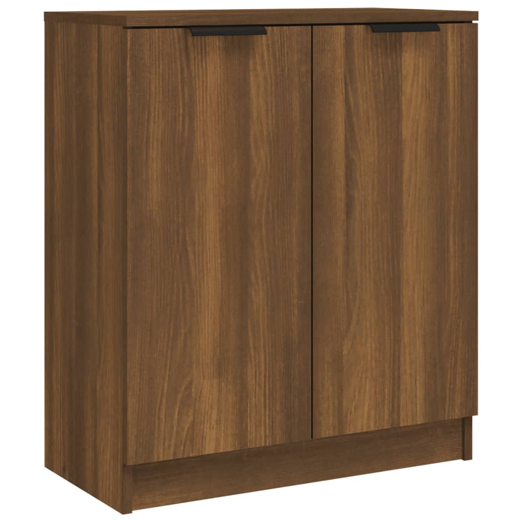 Senkit 2 kpl ruskea tammi 60x30x70 cm tekninen puu - Sisustajankoti.fi