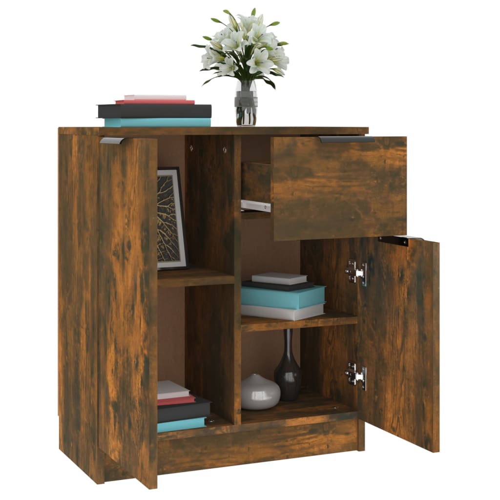 Senkit 2 kpl savutammi 60x30x70 cm tekninen puu - Sisustajankoti.fi