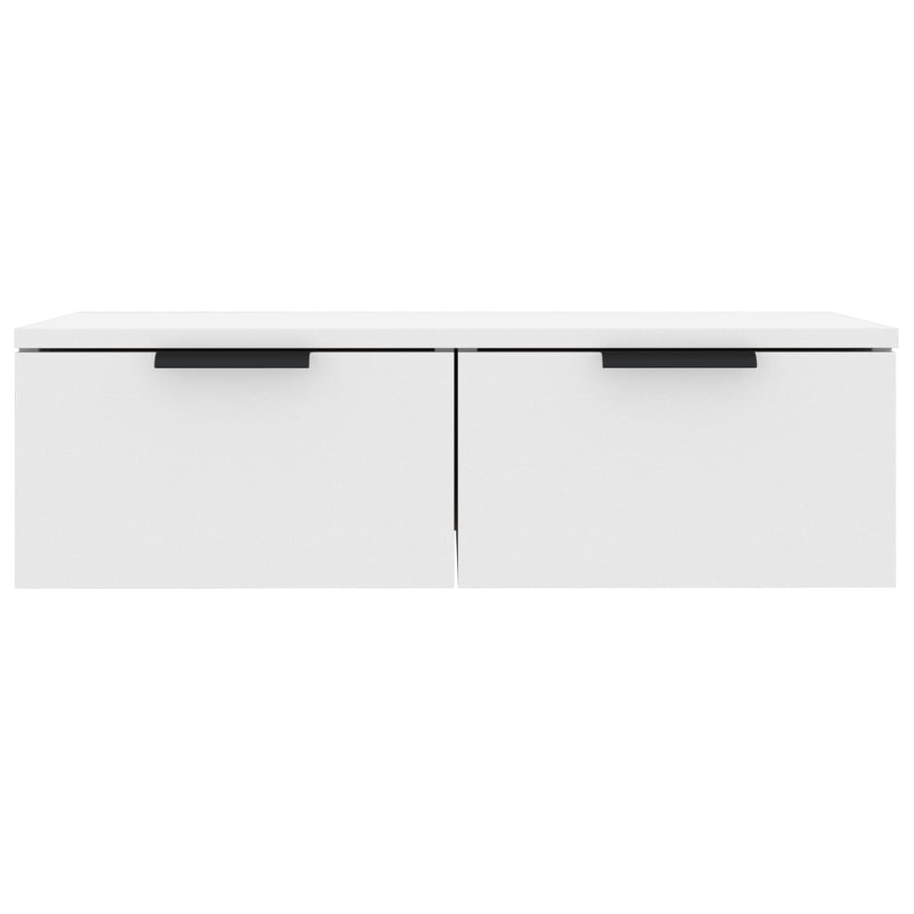 Seinäkaapit 2 kpl valkoinen 68x30x20 cm tekninen puu - Sisustajankoti.fi