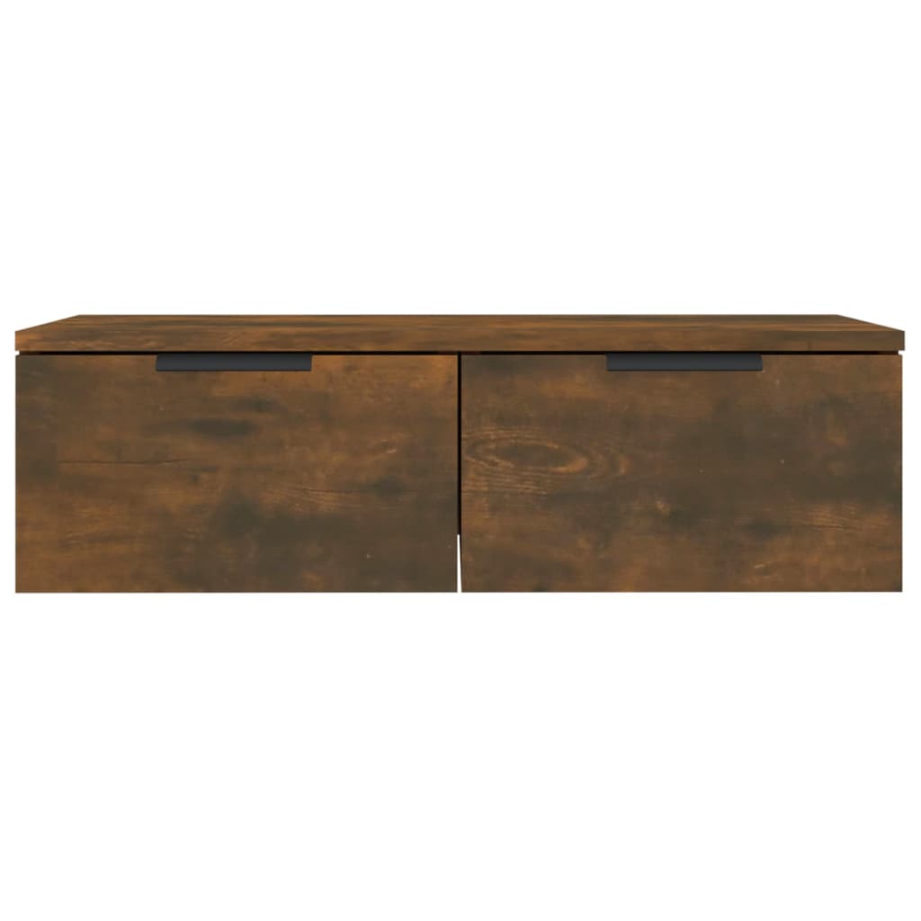 Seinäkaapit 2 kpl savutammi 68x30x20 cm tekninen puu - Sisustajankoti.fi