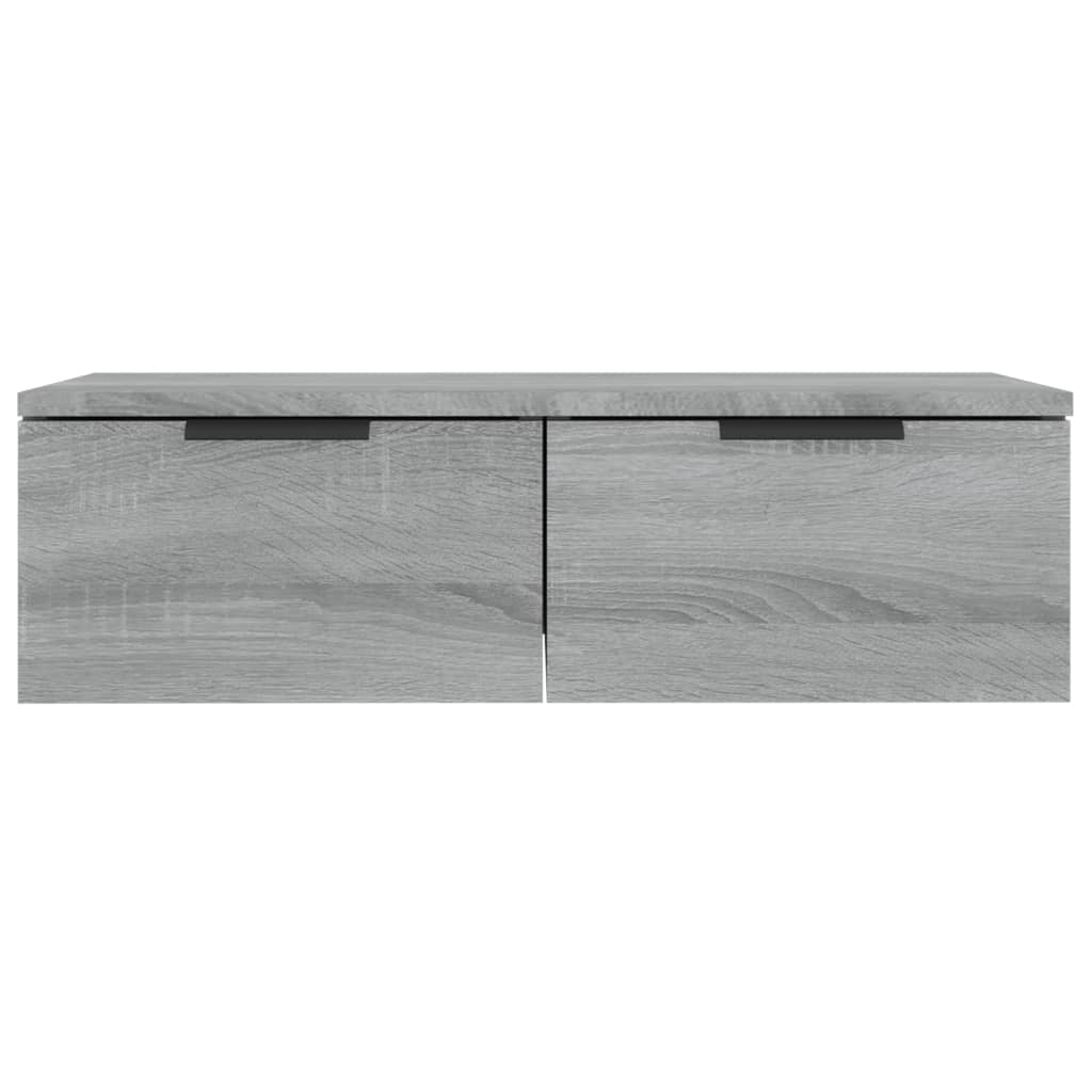 Seinäkaapit 2 kpl harmaa Sonoma 68x30x20 cm tekninen puu - Sisustajankoti.fi
