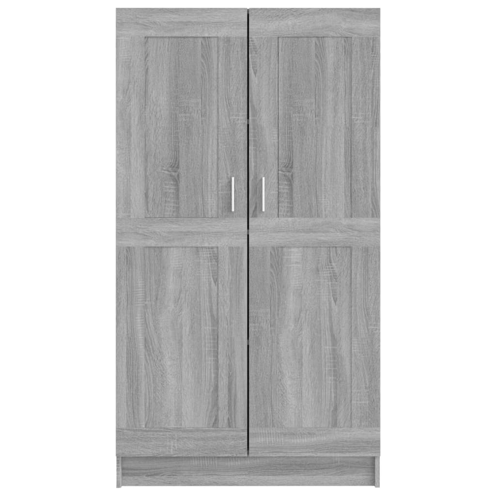 Kirjakaappi harmaa Sonoma 82,5x30,5x150 cm tekninen puu - Sisustajankoti.fi
