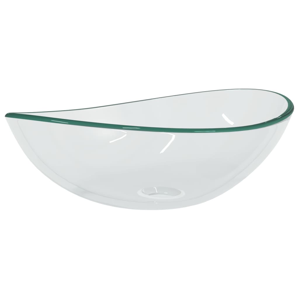 Pesuallas karkaistu lasi 54,5x35x15,5 cm läpikuultava - Sisustajankoti.fi