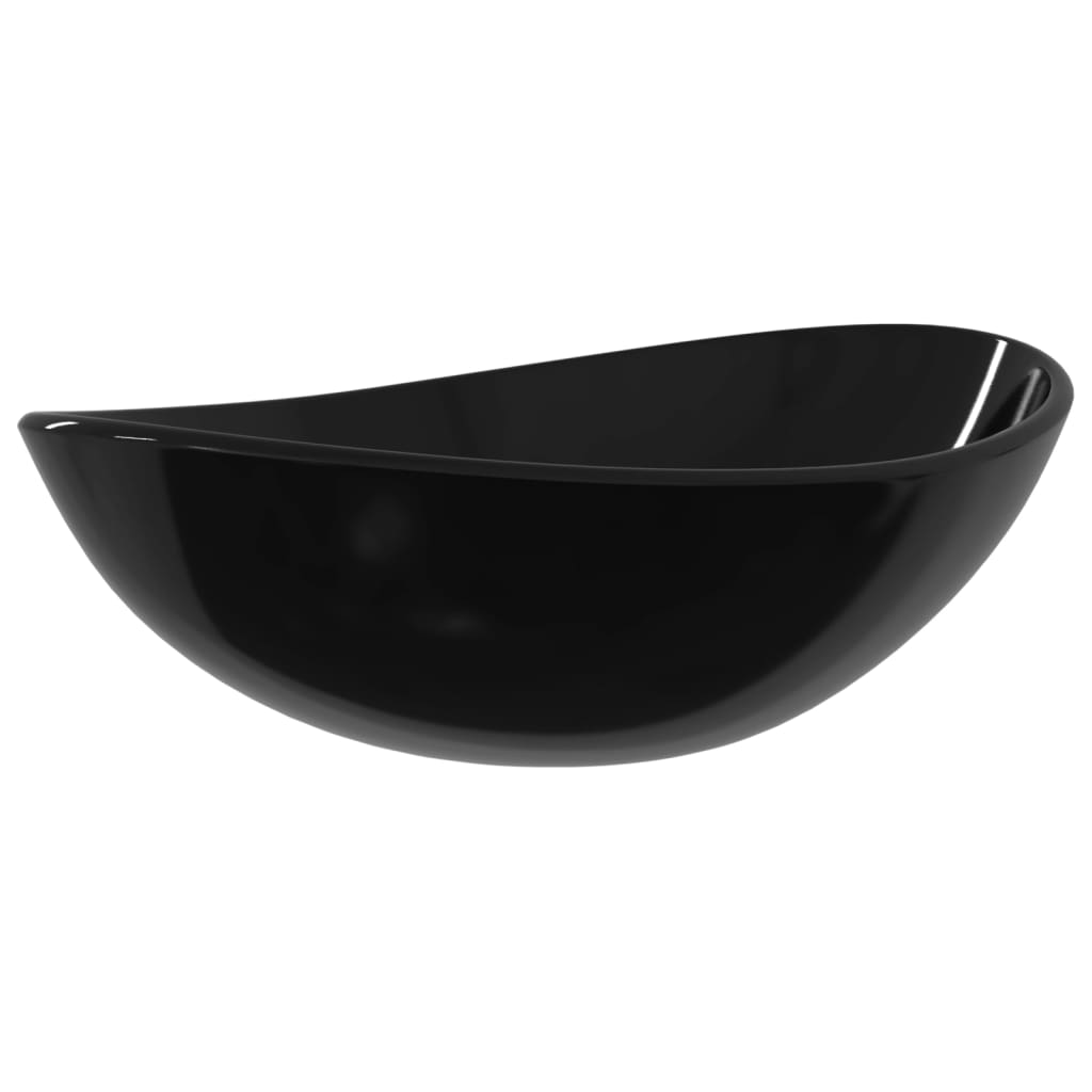 Pesuallas karkaistu lasi 54,5x35x15,5 cm musta - Sisustajankoti.fi