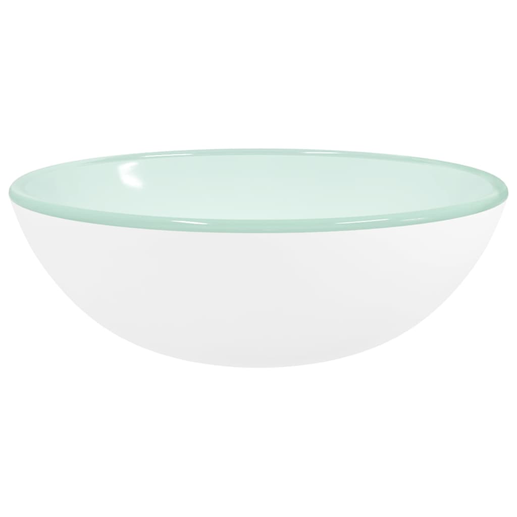 Pesuallas karkaistu lasi 35x12 cm valkoinen - Sisustajankoti.fi