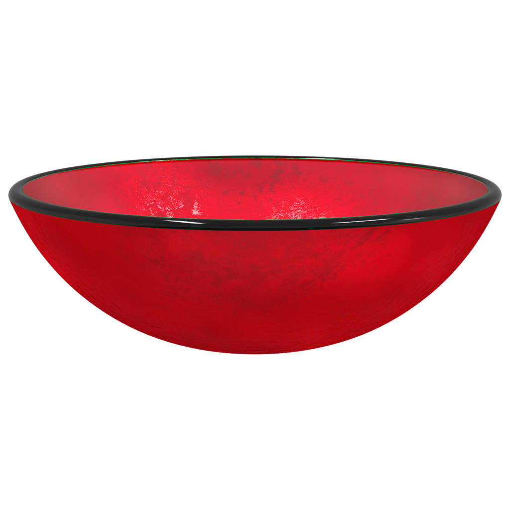 Pesuallas karkaistu lasi 42x14 cm punainen - Sisustajankoti.fi
