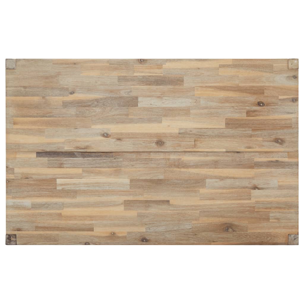 Ruokapöytä 110x70x75 cm täysi akasiapuu - Sisustajankoti.fi