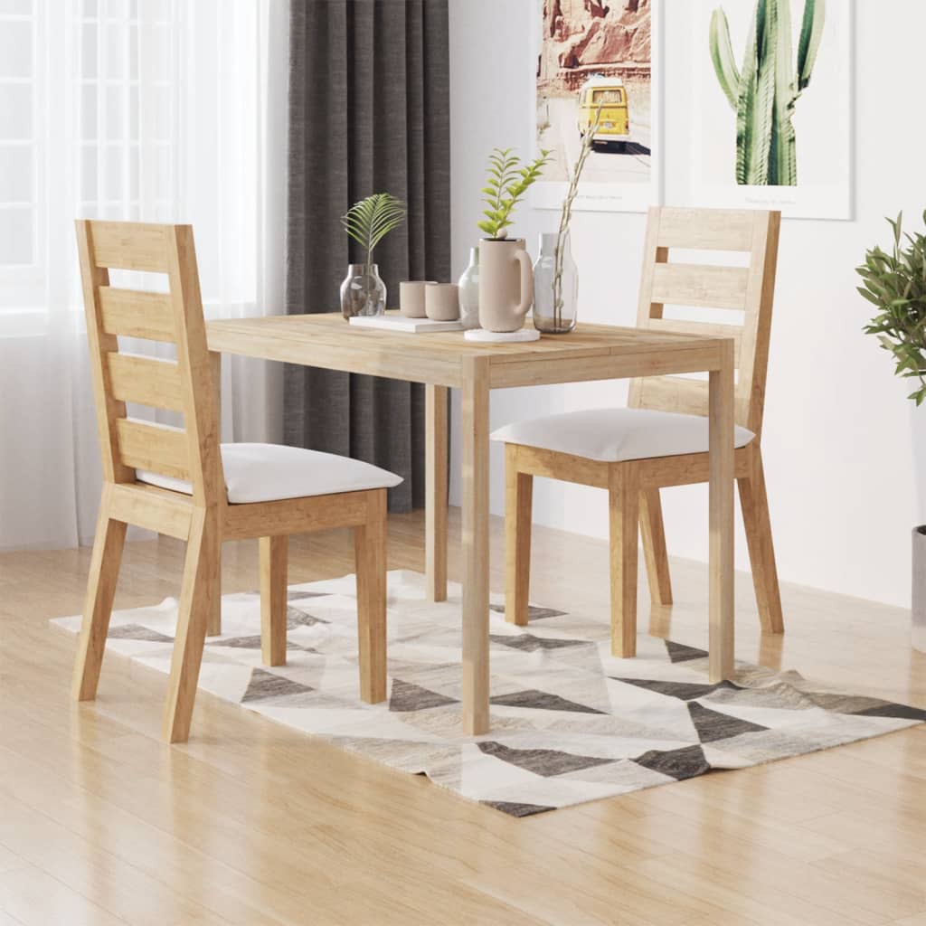 Ruokapöytä 110x70x75 cm täysi akasiapuu - Sisustajankoti.fi