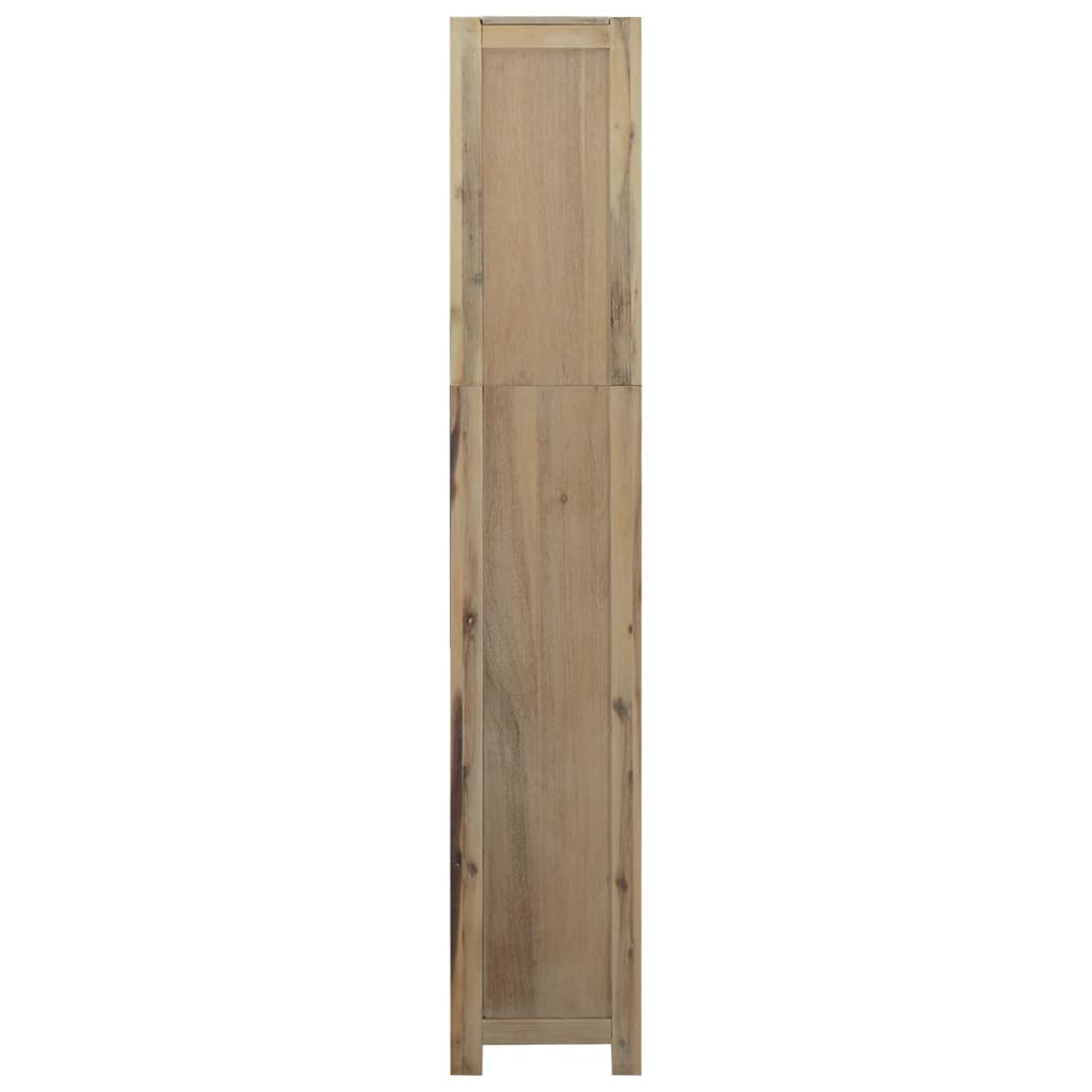 Kirjahylly 6 tasoa 80x30x170 cm täysi akasiapuu - Sisustajankoti.fi